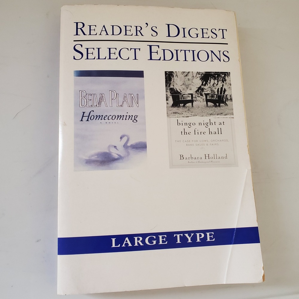 Readers Digest Select Editions Large Type 1999 Vol 1 Homecoming Bingo Night